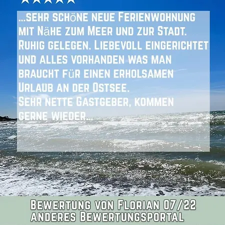 Ankerplatz Im Gruenen, Strandnah , Fernab Vom Mainstream , Ideal Fuer Familien Lejlighed *